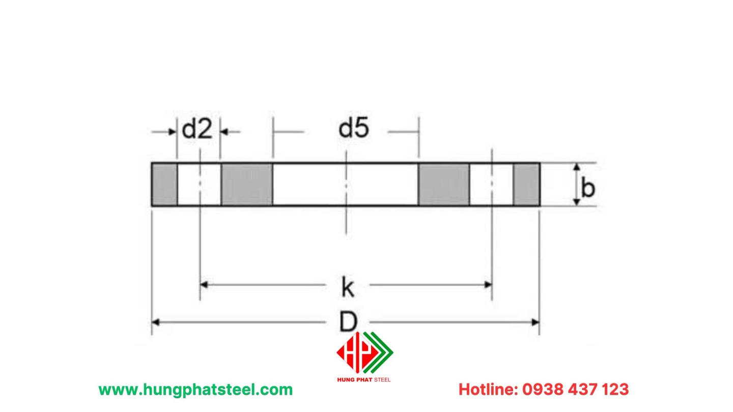 Bản vẽ mặt bích DIN PN10