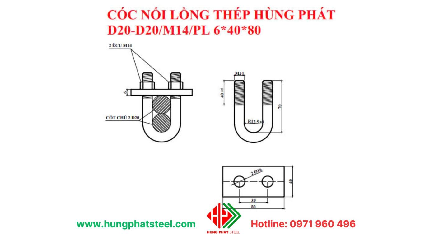 cóc nối M14-D20-D20