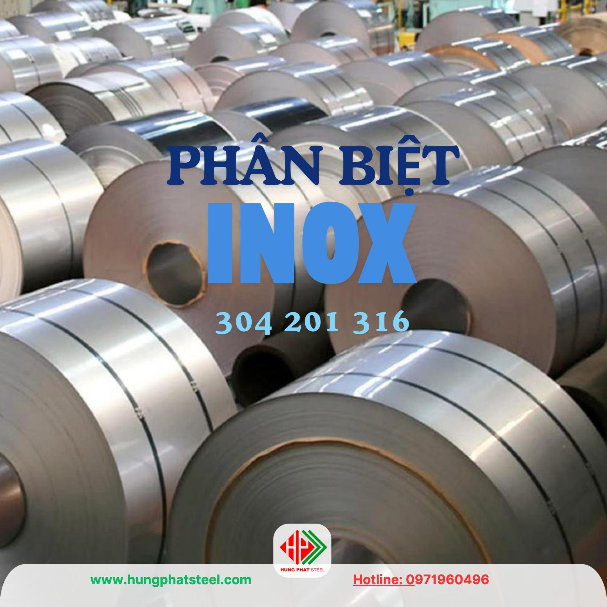 10 Cách Phân Biệt INOX 304 201 316