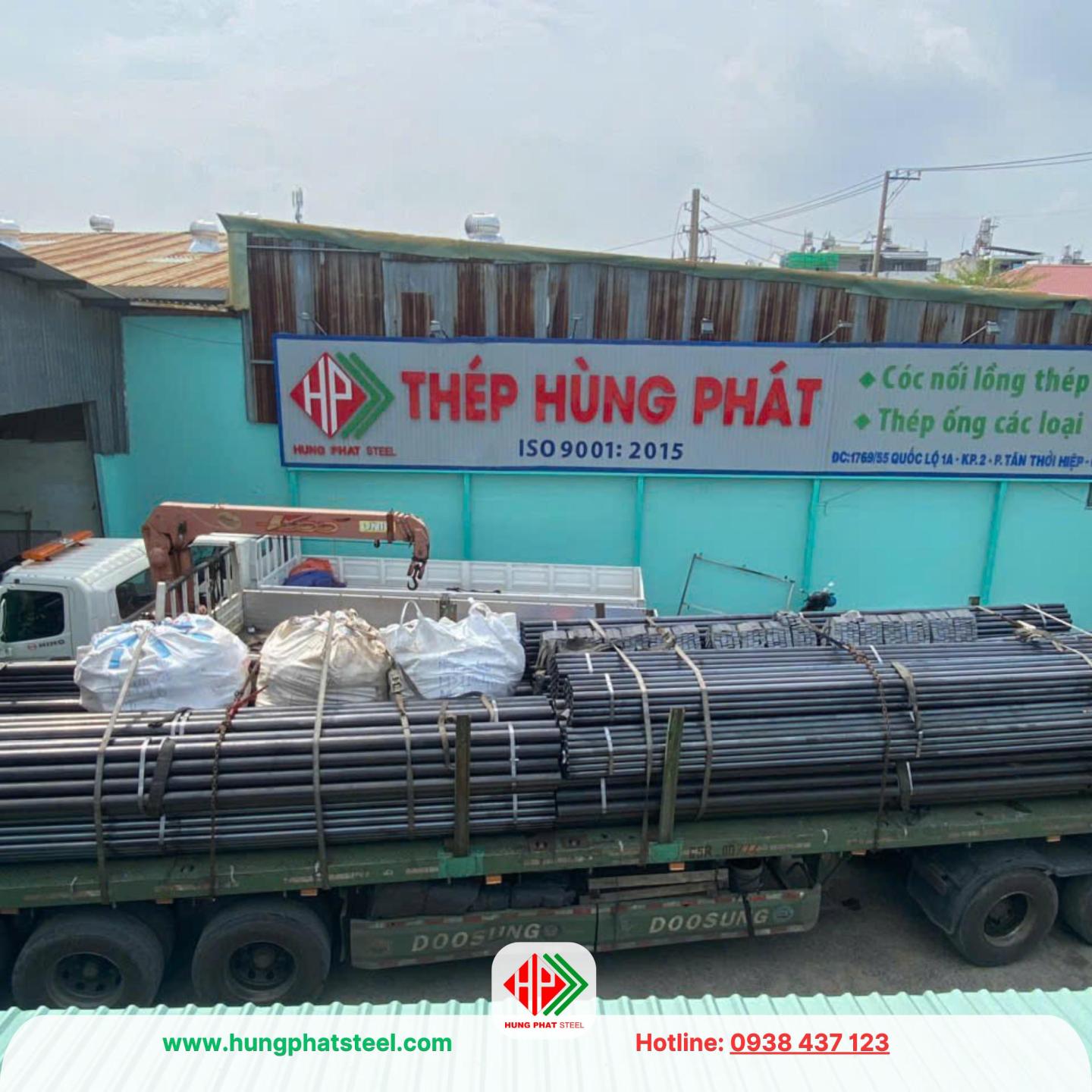 Ống thép đen phi 42