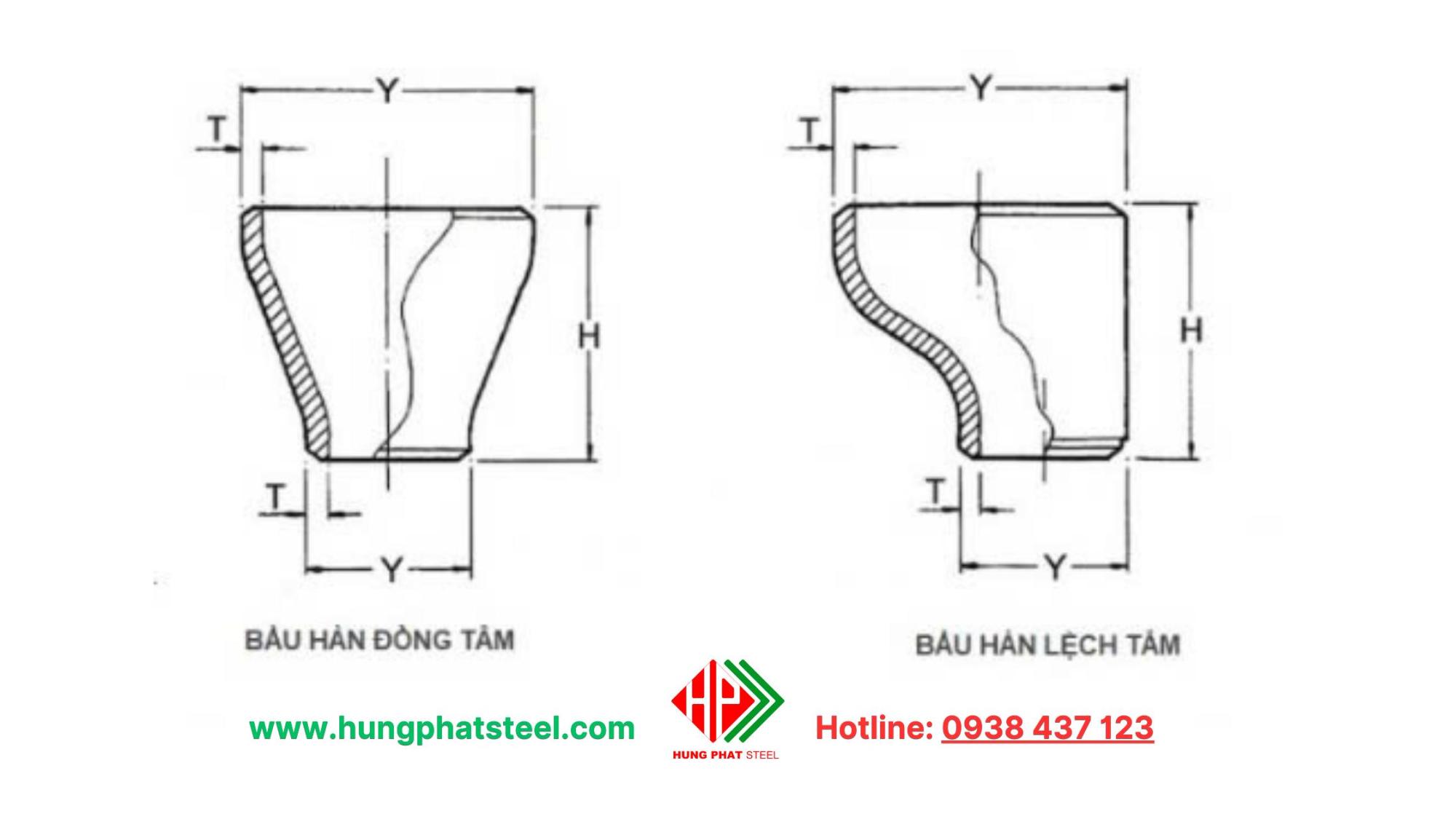 Bầu giảm hàn SCH20 SCH40 SCH80