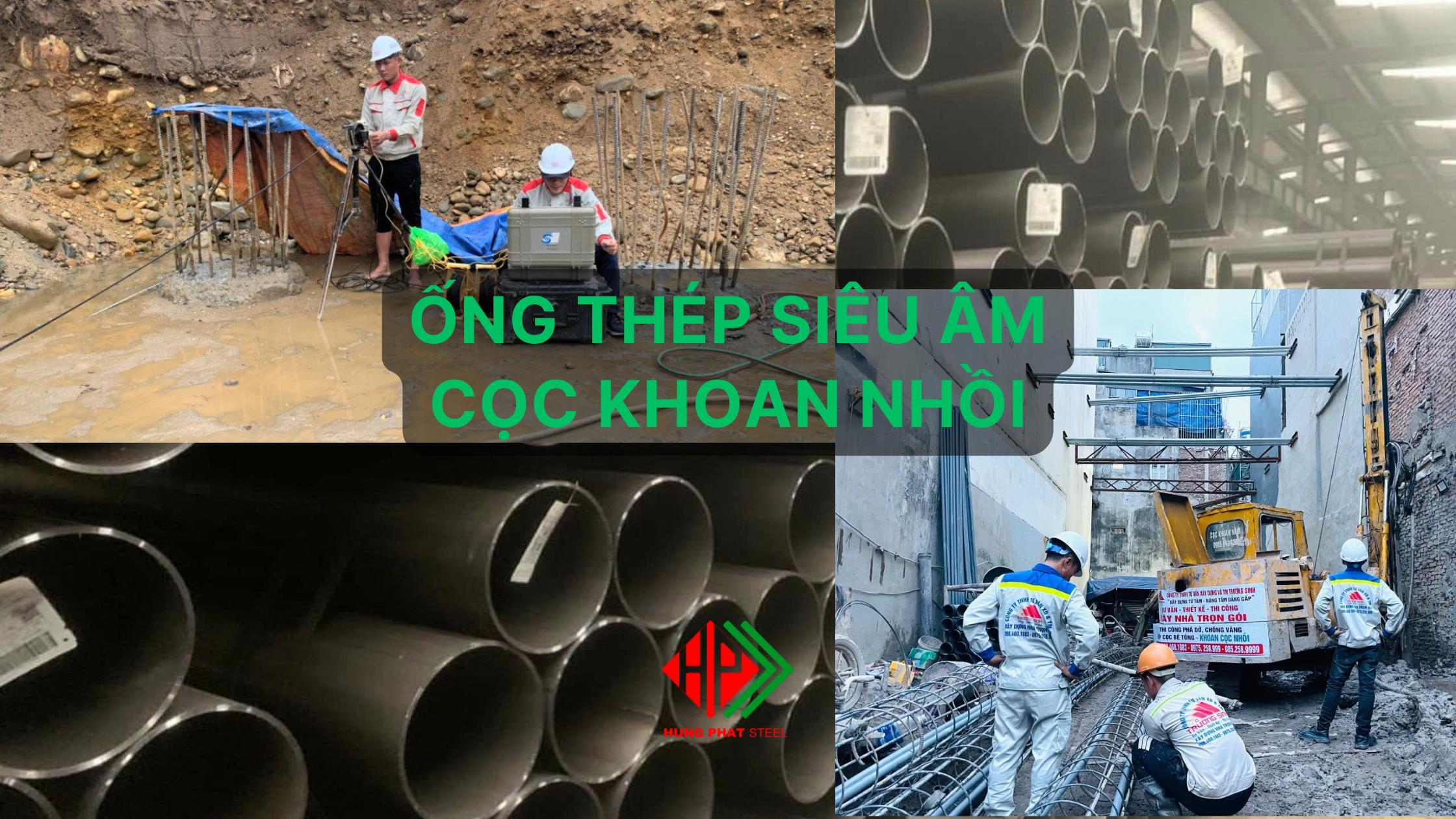 Ống thép siêu âm cọc khoan nhồi