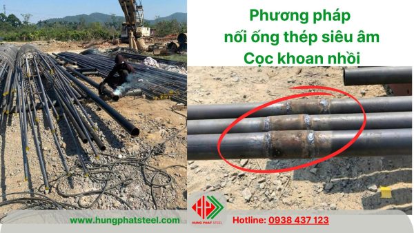 nối ống thép siêu âm cọc khoan nhồi