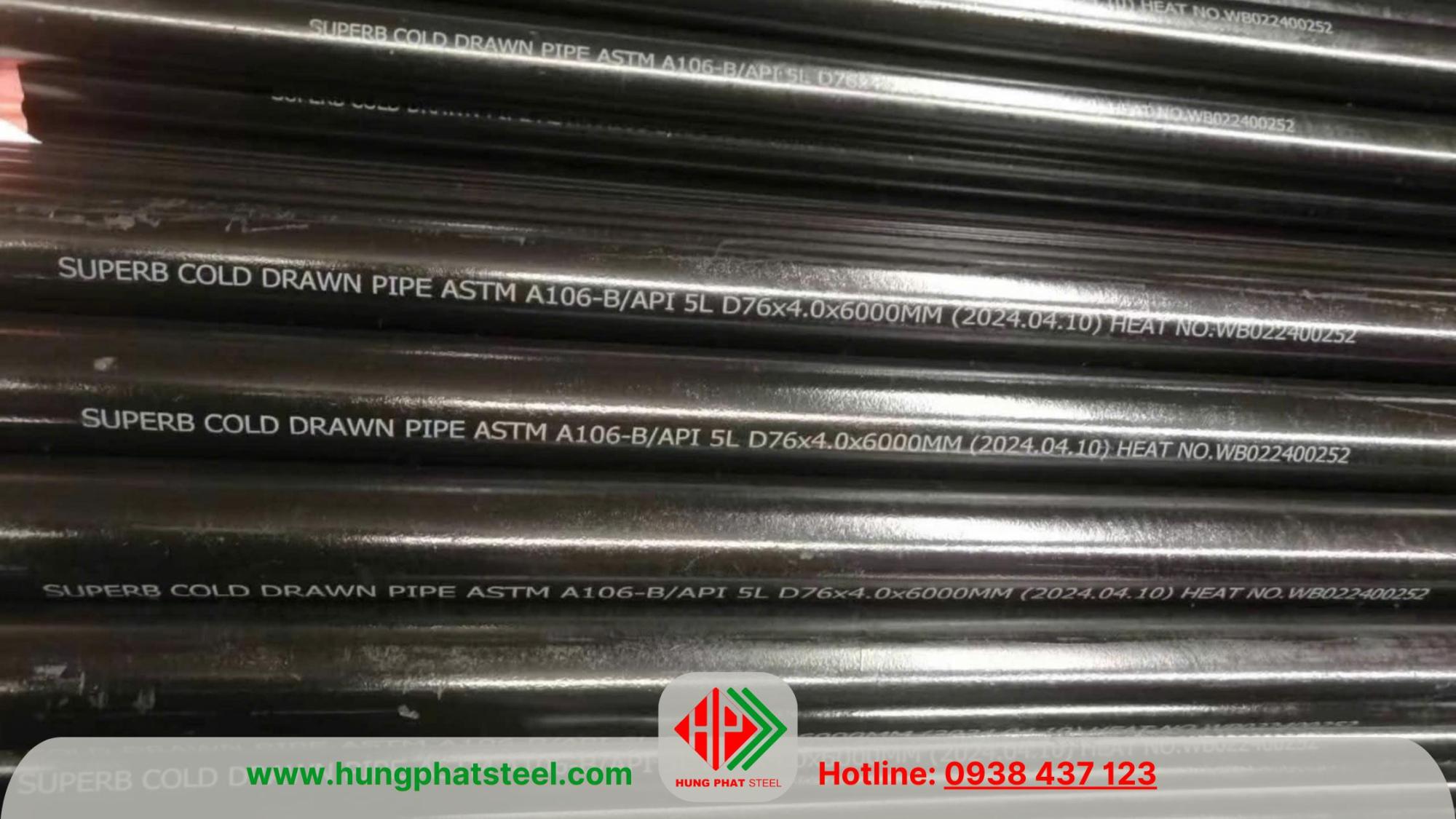 ống thép đúc ASTM A106