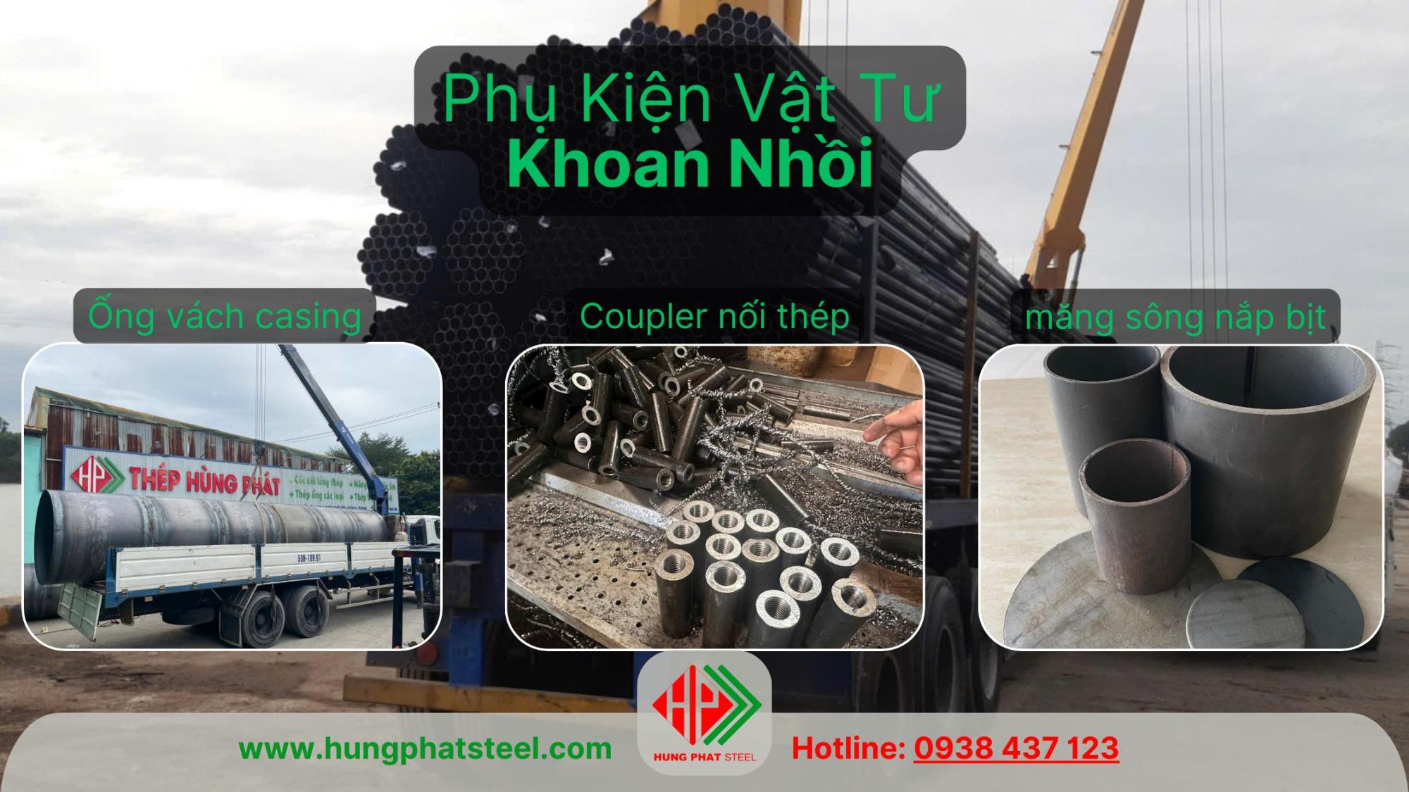 phụ kiện vật tư khoan nhồi