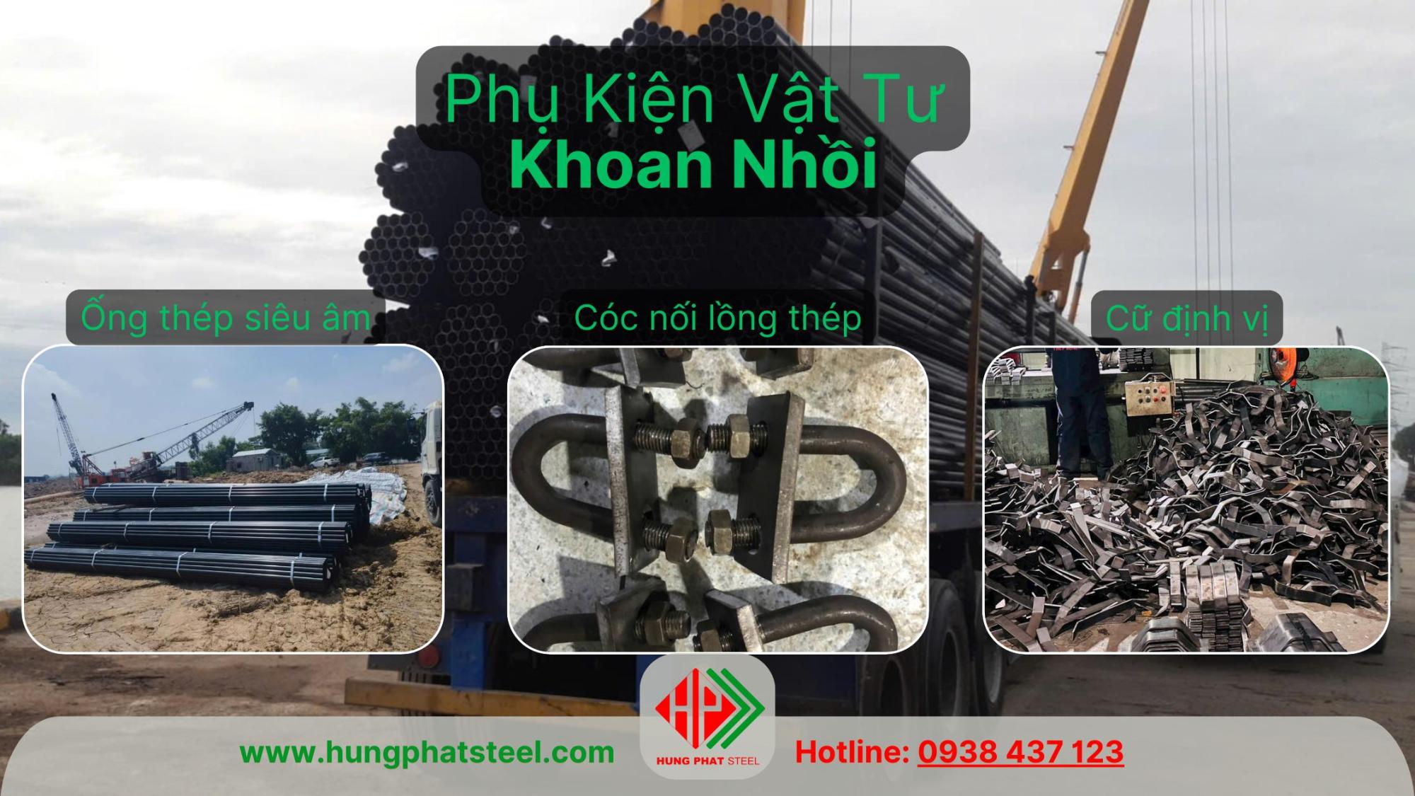 phụ kiện vật tư khoan nhồi