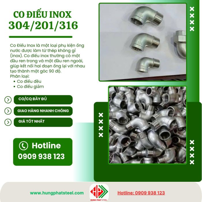 Co điếu INOX