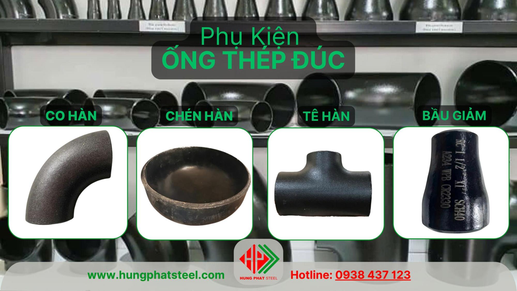 PHỤ KIỆN ỐNG THÉP ĐÚC